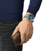 Tissot PR516 Quartz Chronograph (40mm) Blue Dial / Stainless Steel Bracelet  T1494171104100 Men's Watch